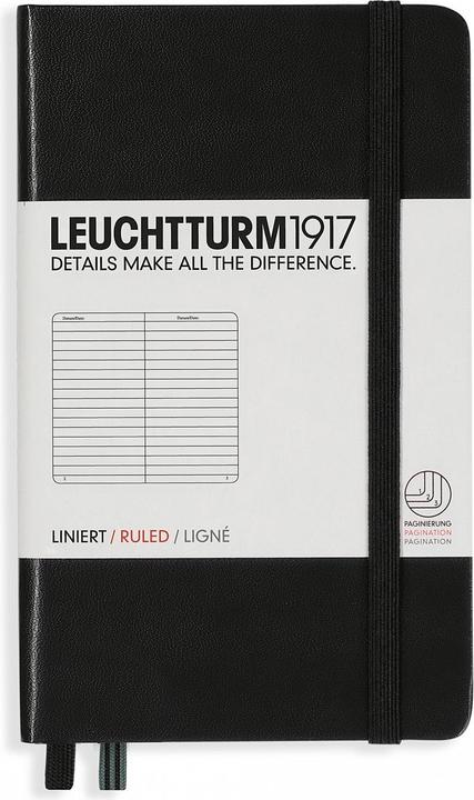 Immagine prodotto Leuchtturm1917 Tasca (A6, Righe, Copertina rigida)