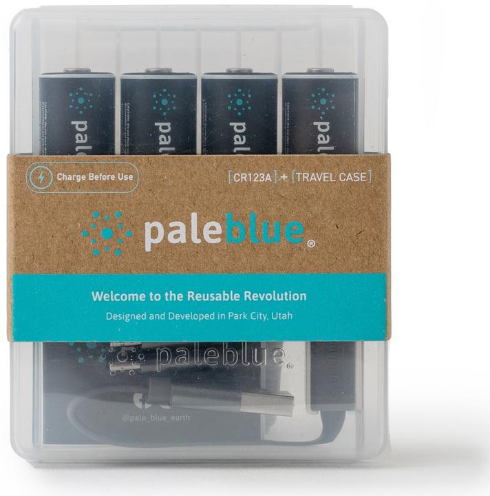 Image du produit Pale Blue Pile CR123 (4 pcs, CR123A, 860 mAh)