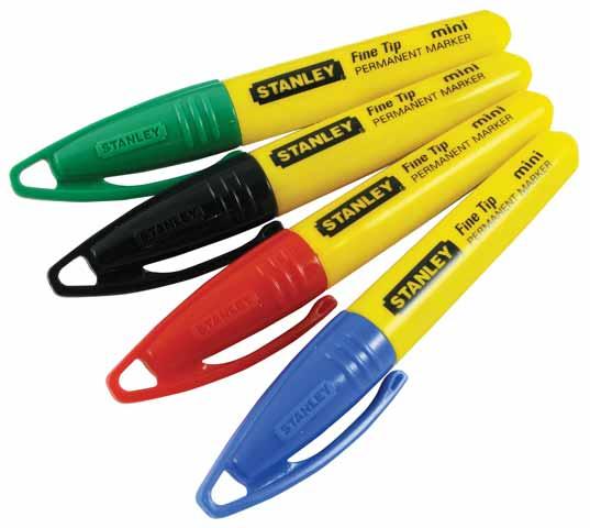Image du produit Stanley Marqueur permanent (Noir, Jaune, 72 x)