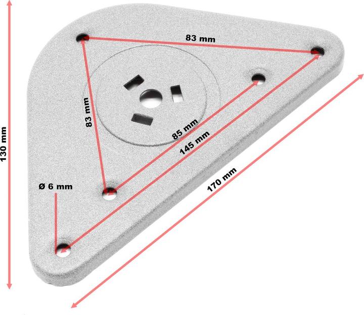 Produktbild Wiltec Edelstahl Tischbein 4er Set Möbelfuss Verstellbar Ø60mm 870mm Chrom