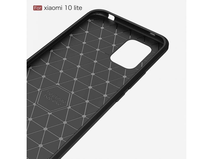 Produktbild Screenguard Xiaomi Mi 10 Lite Hülle Carbon Brushed Soft TPU (Xiaomi Mi 10 Lite)