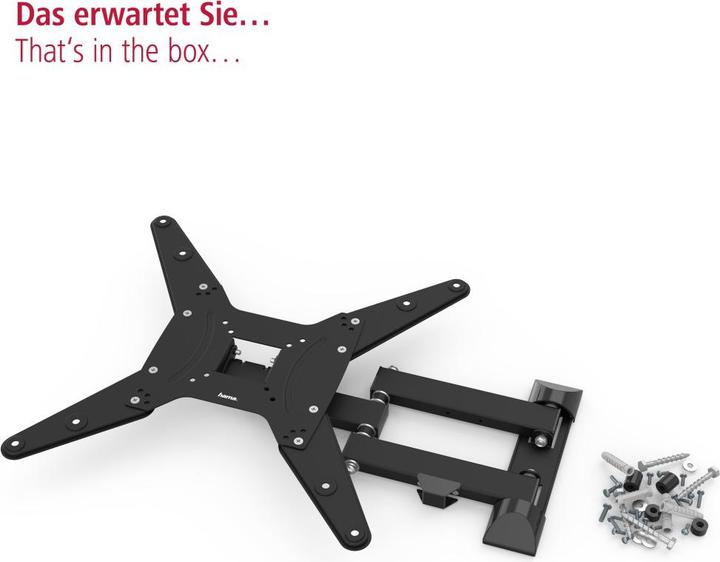 Produktbild Hama TV-Wandhalterung (Wand, 165", 25 kg)