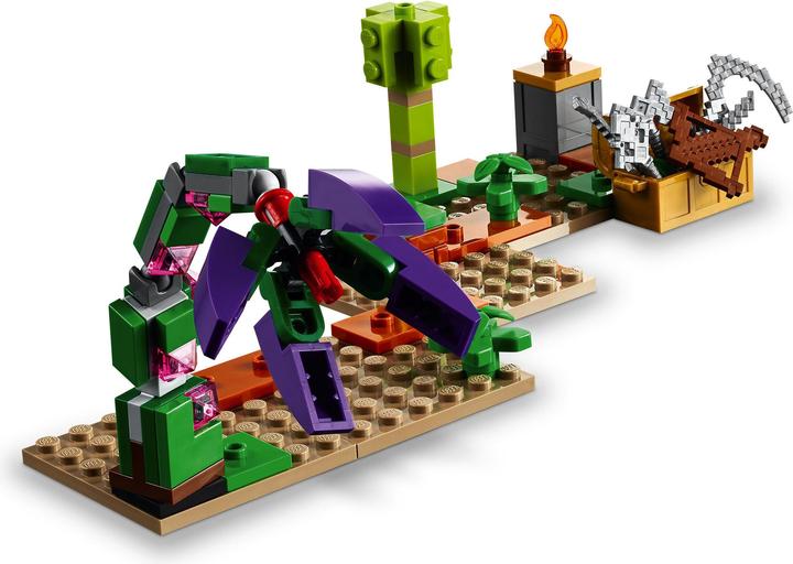 Actual product image LEGO Minecraft 21176 The Jungle Mayhem (21176, LEGO Minecraft)