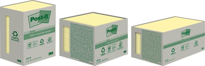 Image du produit Post-it Recyclage (76 x 76 mm)