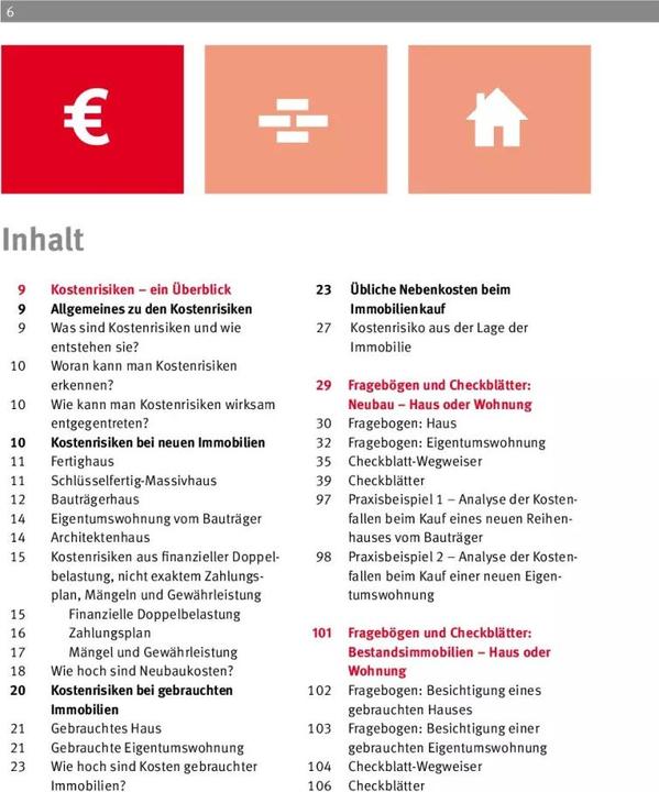 Produktbild Kosten- und Vertragsfallen beim Immobilienkauf (Deutsch, Peter Burk, 2022)