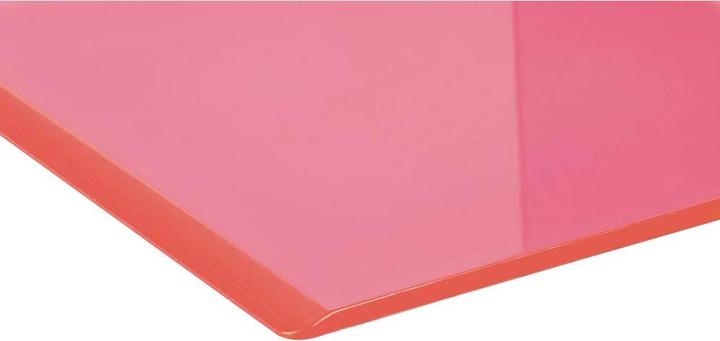 Produktbild Maul Buchstütze 10x10x13cm 3513621 transparent pink 2 Stück (10 x 10 x 13 cm)