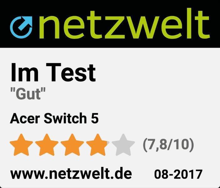 Actual product image Acer Switch 5 (SW512-52-52L8) (12", Intel Core i5-7200U, 8 GB, 512 GB, CH)