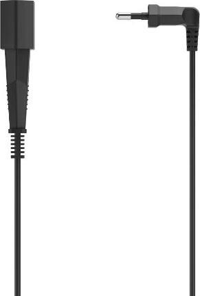 Image du produit Hama Câble d'extension avec fiche européenne coudée, pour l'intérieur, 3 m, noir (3 m)