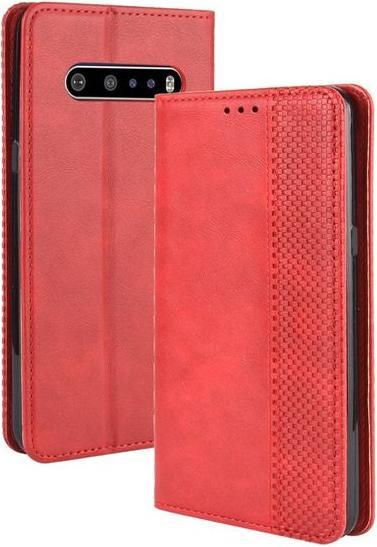 Actual product image MU Classic Retro Leather Bookcover Series (LG V60 ThinQ 5G)
