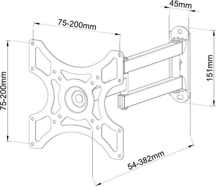 Image du produit Techly Le soutien des murs en pleine action (Mur, 37", 25 kg)