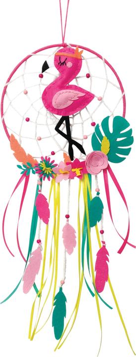 Actual product image Lena Dream catcher flamingo