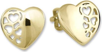 Brilio Gold earrings Hearts 231 001 00648
