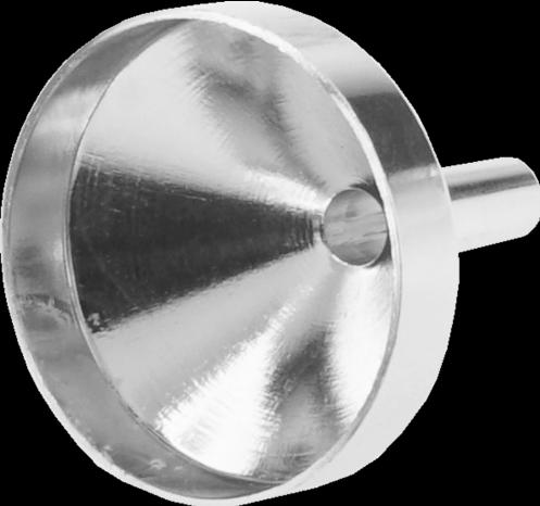Produktbild Parfümtrichter, Aluminium, Chromfarben, Ø 2,5 cm, Höhe: 3 cm