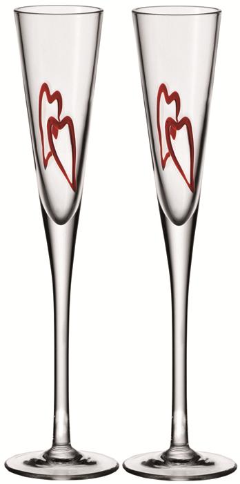 Leonardo Coeur (15 cl, 2 Verres, Flûtes à champagne)