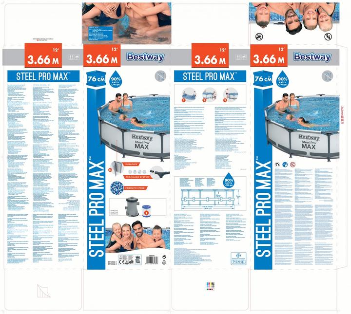 Produktbild Bestway Steel Pro Max Set (Ø 366 x 76 cm)