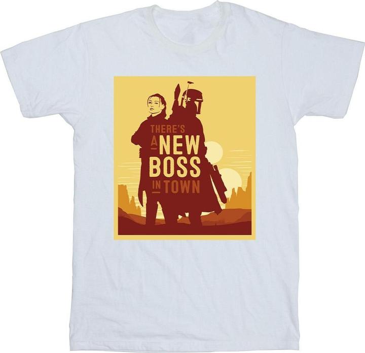 Image du produit Star Wars - T-shirt THE BOOK OF BOBA FETT NEW BOSS SUN SILHOUETTE - Homme (S)