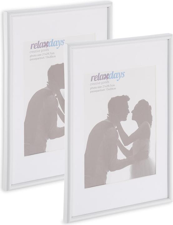 Produktbild Relaxdays 2x Bilderrahmen (A4)