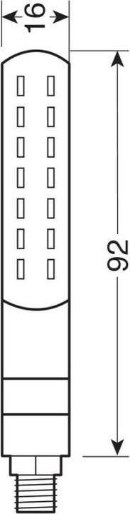 Produktbild Lampa Fahrtrichtungsanzeiger sequentiell und Positionslicht/Stopplicht - 12V