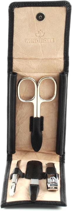 Image du produit Windrose 803867.08 - Trousse de manucure 4 pièces Beluga noir (cuir)