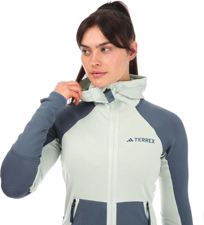Actual product image adidas Womens/Ladies Terrex Tech Fleece Zipped Hoodie (32 D)