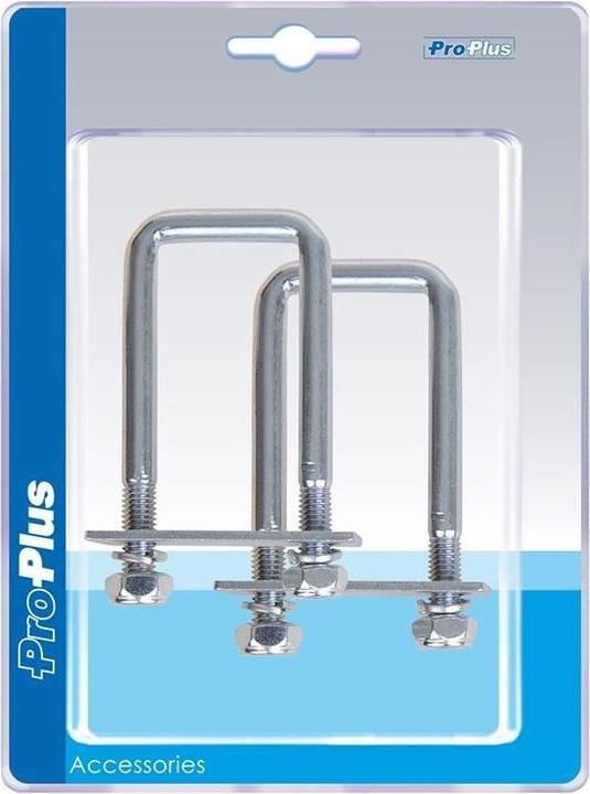 Actual product image ProPlus U-bracket set of 2 pieces in blister pack