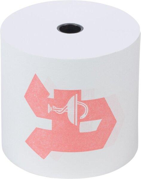 Veit Kassenrollen, recycling, 76 mm x 80 mm x 12 mm, mit rotem Apotheken "A" Aufdruck