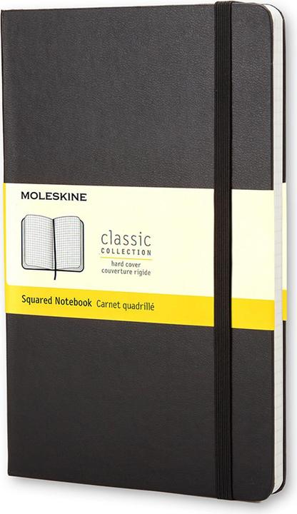 Moleskine Notizbuch Classic Large (A5, Kariert, Harter Einband)