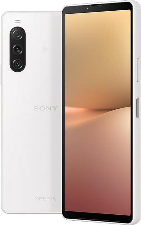 Actual product image Sony Xperia 10 V (128 GB, White, 6.10", SIM + eSIM, 48 Mpx, 5G)