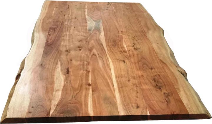 Image du produit SIT Möbel Table en bois massif Ux3.6 Acacia naturel antique noir antique (200 x 76 x 100 cm)