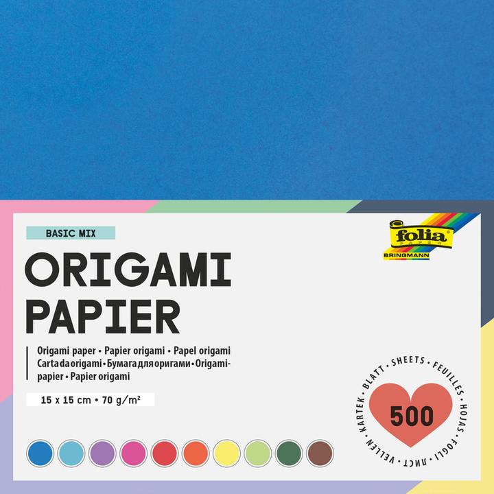 Magni Folding sheets 15x15cm 500 sheets 10 colours (70 g/m², 1 x)