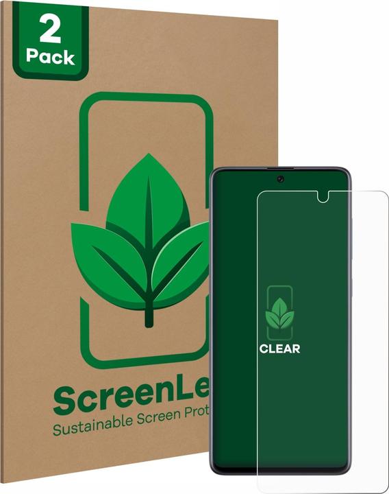 Productafbeelding ScreenLeaf Beschermfolie duurzame screenprotector screenprotector folie helder transparant (2 Stuk, Samsung Galaxy A71)