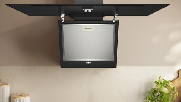 Image du produit Neff N 30, lavabo mural, 80 cm, verre clair imprimé noir, D83IDK1S0 (Hotte murale)