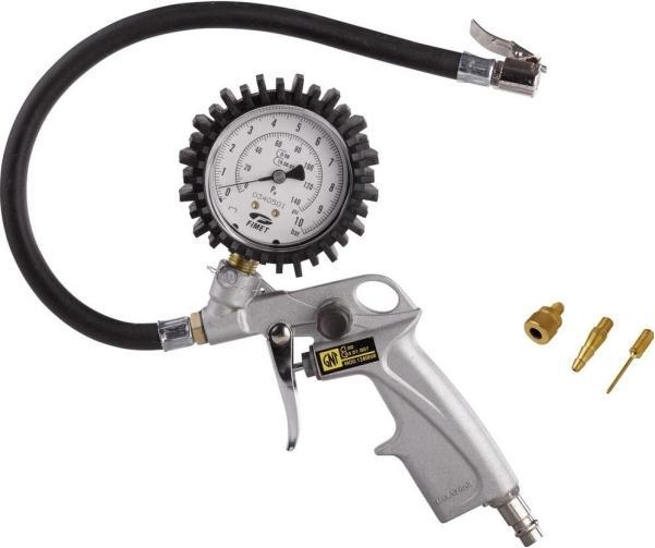 Actual product image Aerotec Tire inflator calibrated incl. 3 adapter set