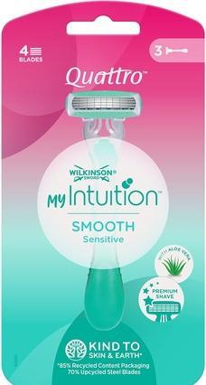 Wilkinson Quattro For Women Sensitive Razor 3Pcs (3 x)