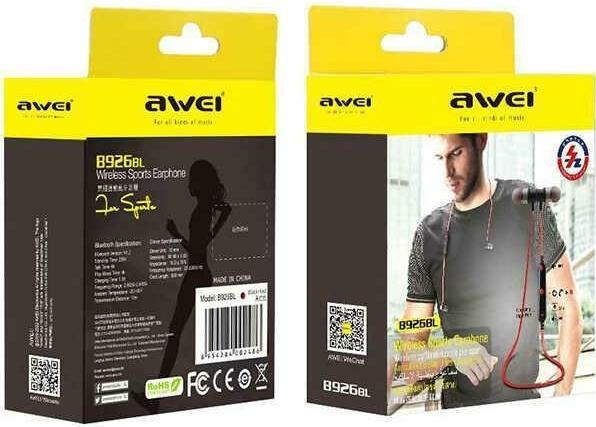 Produktbild Awei Bluetooth-Kopfhörer B926BL Sport Schwarz (6 h, Kabellos)
