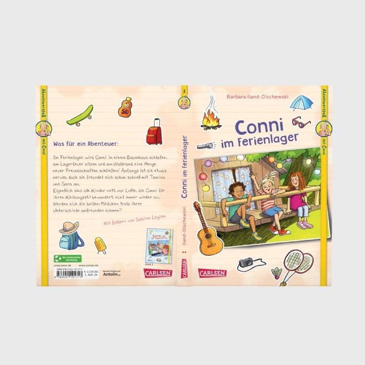 Actual product image Abenteuerspass mit Conni 1: Conni im Ferienlager (German, Sabine Legien, Barbara Iland-Olschewski, 2024)