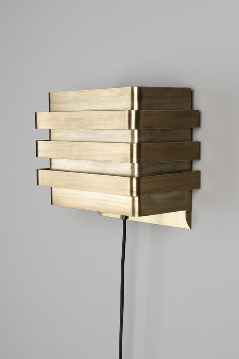 Productafbeelding Dutchbone Dumont Wandlamp Messing (E27)