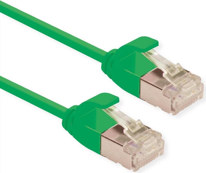 Actual product image Roline U/FTP patch cable Cat.6A (Class EA), LSOH, slim (U/FTP, CAT6a, 0.30 m)