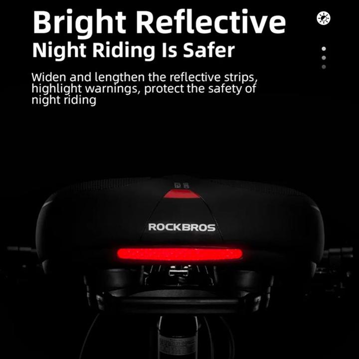 Immagine prodotto Rockbros Sella per bicicletta AQ-6090R - nera e rossa