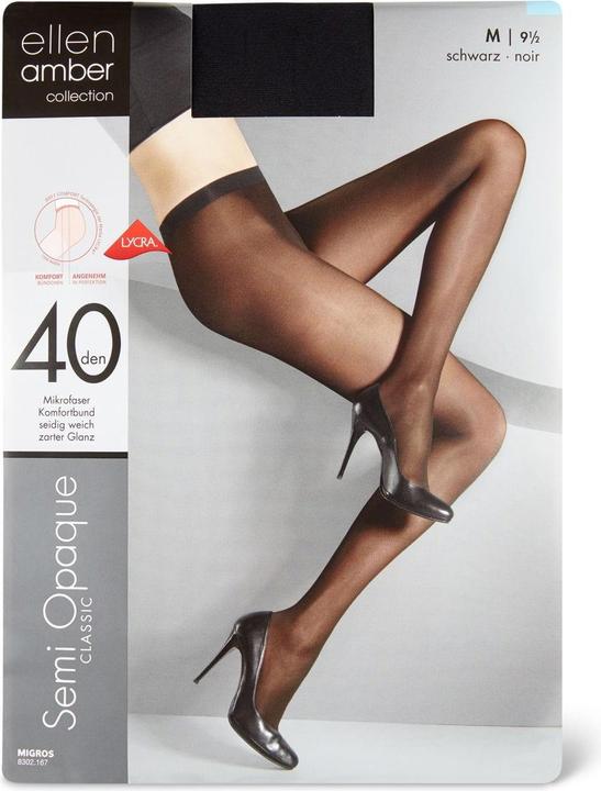 Actual product image Ellen Amber Semi Opaque (40 DEN)