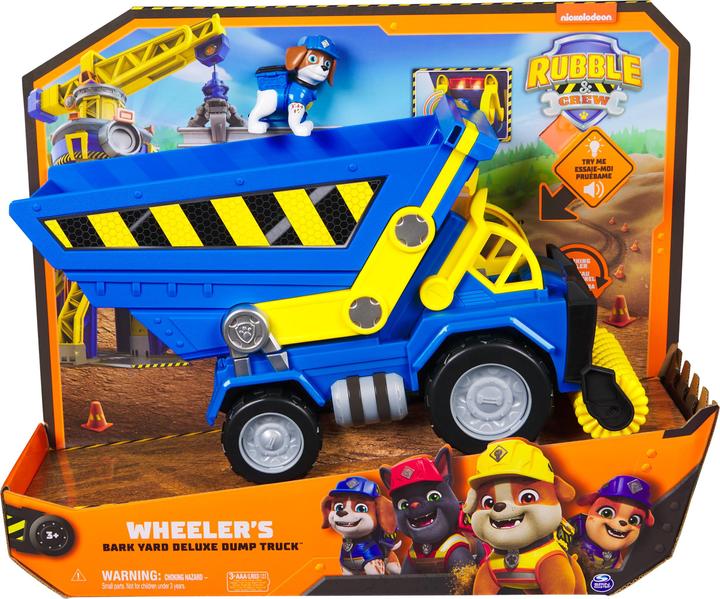 Immagine prodotto Spin Master Paw Patrol Rubble e Crew Wheeler Deluxe Truck