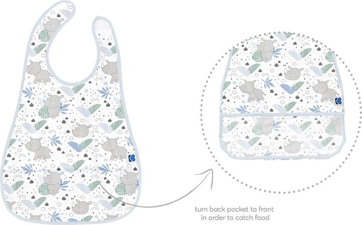 Actual product image Kikkaboo Baby bib Savanna EVA material (4 months)