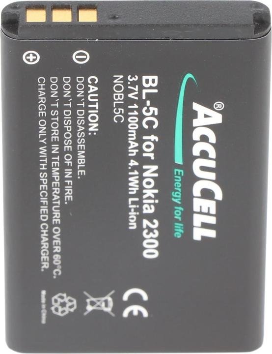 Produktbild XCell Akku Avus MMDR 12, V2 Nokia BL-5C, 1000059, BS-16, MP-S-A1