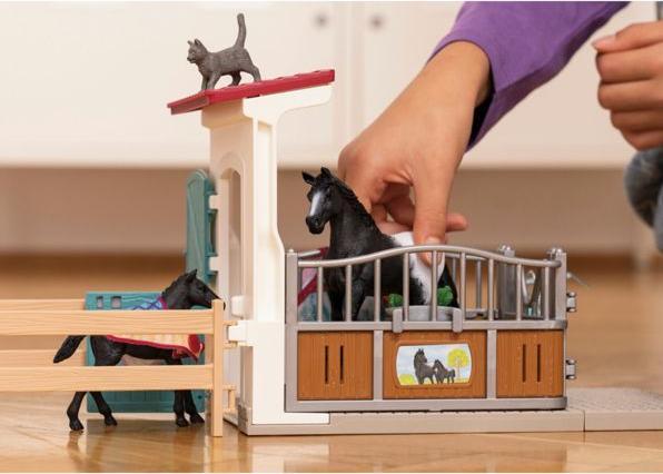 Produktbild Schleich Pferdebox mit Stute und Fohlen