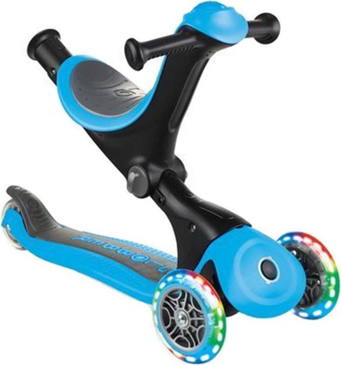 Produktbild Globber scooter Go Up Deluxe Lights, blue, 646-101