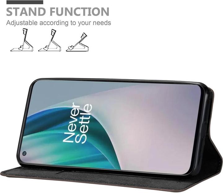 Productafbeelding Cadorabo Boek Onzichtbare Magneethoes (OnePlus Noord N100)
