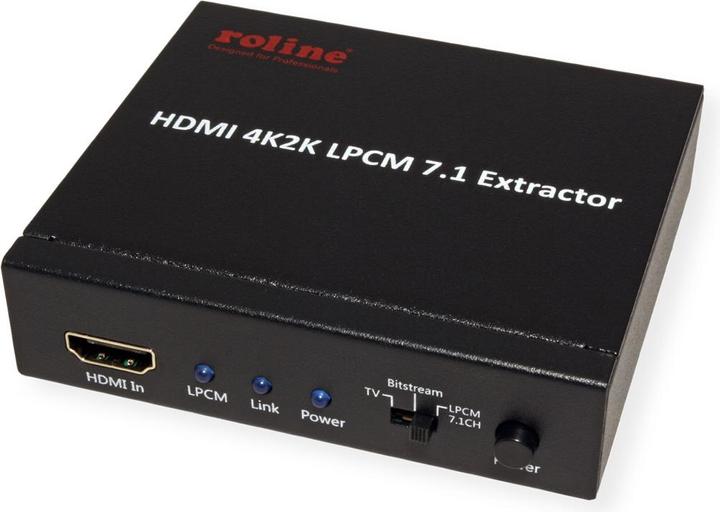 Produktbild Roline HDMI 4K2K Audio Extraktor LPCM 7.1