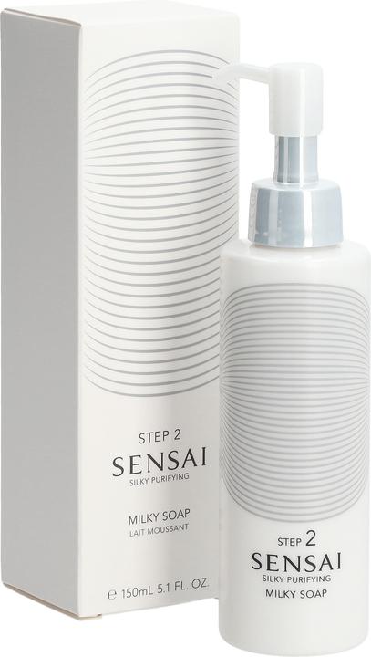 Actual product image Sensai Silky Milky Soap (Cleaning cloths, 150 ml)