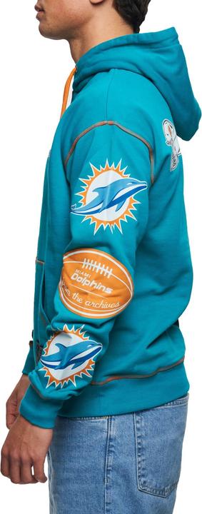 Actual product image Recovered Re:covered Fleece Hoody - INK DYE Miami Dolphins - 3XL (3XL)