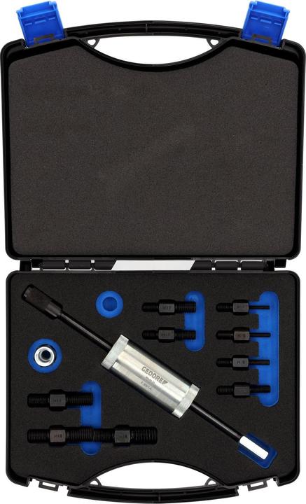 Produktbild Gedore 1.81/K-12 Gewindeadapter-Satz mit Gleithammer 700 g, 11-teilig